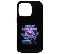 Night Hunters Eagles Retrowave Synthwave 80s Sky Case for iPhone 13 Pro