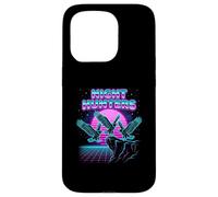 Night Hunters Eagles Retrowave Synthwave 80s Sky Case for iPhone 15 Pro
