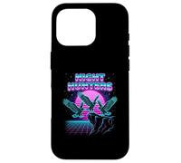Night Hunters Eagles Retrowave Synthwave 80s Sky Case for iPhone 16 Pro