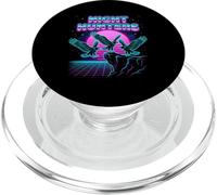 Night Hunters Eagles Retrowave Synthwave 80s Sky PopSockets PopGrip for MagSafe