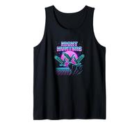 Night Hunters Eagles Retrowave Synthwave 80s Sky Tank Top