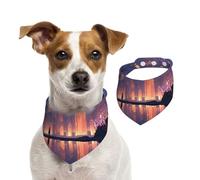 Night in The Castle Dog Bandana, Adjustable for Boys and Girls,Suitable for Cats and Dogs Pet Accessories