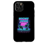 Night Jaws Retrowave Synthwave 80s Shark Cosmic Case for iPhone 11 Pro