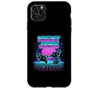 Night Jaws Retrowave Synthwave 80s Shark Cosmic Case for iPhone 11 Pro Max