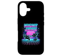 Night Jaws Retrowave Synthwave 80s Shark Cosmic Case for iPhone 17