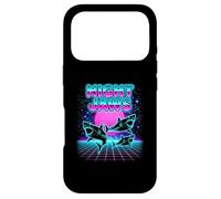 Night Jaws Retrowave Synthwave 80s Shark Cosmic Case for iPhone 17 Pro
