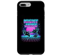 Night Jaws Retrowave Synthwave 80s Shark Cosmic Case for iPhone 7 Plus/8 Plus