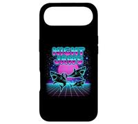 Night Jaws Retrowave Synthwave 80s Shark Cosmic Case for iPhone Air