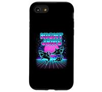 Night Jaws Retrowave Synthwave 80s Shark Cosmic Case for iPhone SE (2020) / 7/8