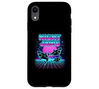 Night Jaws Retrowave Synthwave 80s Shark Cosmic Case for iPhone XR
