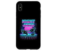 Night Jaws Retrowave Synthwave 80s Shark Cosmic Case for iPhone XS Max