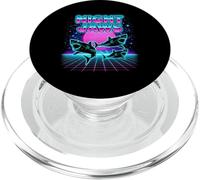 Night Jaws Retrowave Synthwave 80s Shark Cosmic PopSockets PopGrip for MagSafe