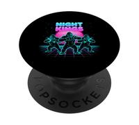 Night Kings Gorillas Retrowave Synthwave 80s Alpha PopSockets Adhesive PopGrip