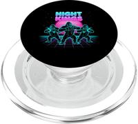 Night Kings Gorillas Retrowave Synthwave 80s Alpha PopSockets PopGrip for MagSafe