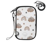Night Koala Cloud White Passport Holder for Travel Passport Holder Wallet