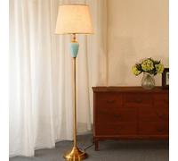 Night Lamp For Bedroom Bedside, Ceramic Table, Living Room, E27 Max 40W Table 220V Ceramic/Metal/Fabric (Bulb Not Included) (Large)