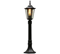 Night Lamp For Bedroom Classic street, outdoor floor on stand in black in a country house style 1 x E27 ideal garden and terrace, outdoor lighting