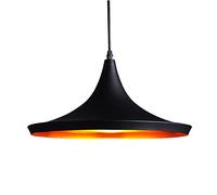 Night Lamp For Bedroom E27 Ceiling Light Metal Vintage Pendant Lights Hanging Shade Living Room Kitchen Cafe Restaurant (without bulb)
