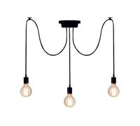 Night Lamp For Bedroom E27 DIY Spider Chandelier Pendant Light Industrial Hanging Retro Chandelier Vintage Light Fixture Living Room Kitchen Dining Room Bar (No Bulbs)