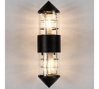 Night Lamp For Bedroom Vintage Outdoor Wall Light, Industrial Wall, Retro, Aluminum Outdoor Wall, Patio Garden Balcony, 40W Max, E27 Socket, IP54, Without Bulb (B)