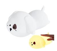 Night Lamp for Dogs, Luminous Silicone Night Lamp for Puppies with Timer - Rechargeable Nursery Lamp, for Children's Room, Living Room, Nursing, Reading and Youth
