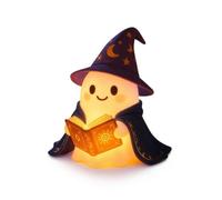 ＡＷＨＡＯ Night Lamp Snug Night Light Playful Figurine with Lamp for Book Lovers, Reading Quiet Corner, Ghost Reading Lamp Style A