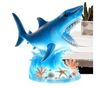 Night Lamp Statue Resin Soft Glow Decorative Illumination