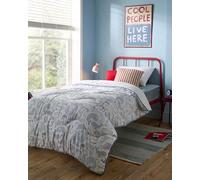 Night Lark Children's Coverless Duvet 10.5 Tog - Blue Whale, Single