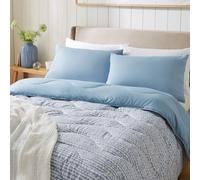 Night Lark Coastal Calm 6 Tog Coverless Duvet & Pillowcase Bundle COASTAL CALM DOUBLE