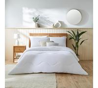 Night Lark Cotton Waffle White 4.5 Tog Duvet Set - Double