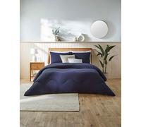 Night Lark Coverless Duvet 10.5 Tog Cotton Waffle - Navy, Single