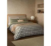 Night Lark Coverless Duvet 10.5 Tog - Olive Gingham, Single