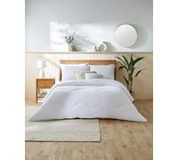 Night Lark Coverless Duvet 4.5 Tog Cotton Waffle - White, Single