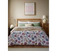 Night Lark Coverless Duvet and Pillowcase Set, Design Collection - Coverless Duvet King Size 10.5 Tog with Advanced Smartfil® Fibre, Machine Washable, Hypoallergenic - Autumn Meadow, King Bed Size