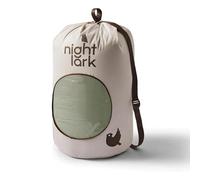 Night Lark Coverless Duvet and Pillowcase Set, Seersucker Collection - Coverless Duvet Double 4.5 Tog with Advanced Smartfil® Fibre, Machine Washable, Hypoallergenic - Olive Green, Double Bed Size