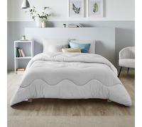 Night Lark Coverless Duvet Single 10.5 Tog - Linen Collection - Cloud Grey. Supersoft, Cosy and Lightweight Quilt. A Machine Washable, Hypoallergenic, Quick Drying All in One Reversible Comforter