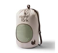 Night Lark - Coverless Duvet - Seersucker Collection - Soft Touch Luxury Bedding - Machine Washable - Hypoallergenic (Olive Green, 10.5 Tog - Double)