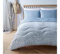 Night Lark Coverless Duvet Single 6 Tog Spring Summer - Abstract Waves. Supersoft, Cosy & Lightweight Quilt. Machine Washable & Quick Drying, All in One Reversible Comforter Pillowcase Set