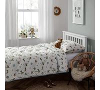 Night Lark - Junior Children's Coverless Duvet & Pillowcase Bedding Set - Luxury Bedding - Machine Washable - Hypoallergenic (Jungle Adventure, 4.5 Tog - Single)