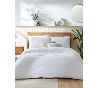 Night Lark Pure Cotton Waffle 4.5 Tog Coverless Duvet White