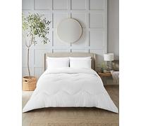 Night Lark Seersucker 10.5 Tog Coverless Duvet Set White