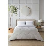 Night Lark Seersucker 4.5 Tog Coverless Duvet Set Light Grey