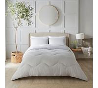 Night Lark Seersucker Nordic Mist Coverless Duvet Set - King