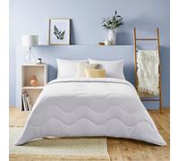 Night Lark Tufted Dot Coverless 10.5 Tog Duvet & Pillowcase Set DUSK BLUE DOUBLE