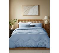 Night Lark Tufted Dots Coverless Duvet and Pillowcases Light Blue