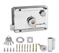 Night Latch Complete with 5 Keys, Elegant Nightlatch, External Door Lock for Front Door, High Security for Your Home or Workplace （Open Left）