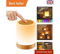 Night Light, 3000mAh Rechargeable Baby Table Lamp, Smart Dimmable Touch Contr...