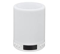 Night Light Alarm Clock Speaker, Night Light Speaker Portable Wireless Colorful Pattern 3 Speed Dimming Bedside Music Table, Tool