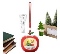 Night Light - Christmas Decor Nights Lantern Fruit-Shaped | Rechargeable Hangable Lamp for Indoor Holiday Dorm Nightstand Bedroom Study Table, Festive Seasonal Lighting Decoration Gift