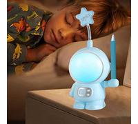 Night Light, Desk Lamp USB Rechargeable with Pencil Sharpener Insert Astronaut, Funny Gifts for Women, Night Lights for Kitchen, Bedroom, Corridor, Hallway, Stairs